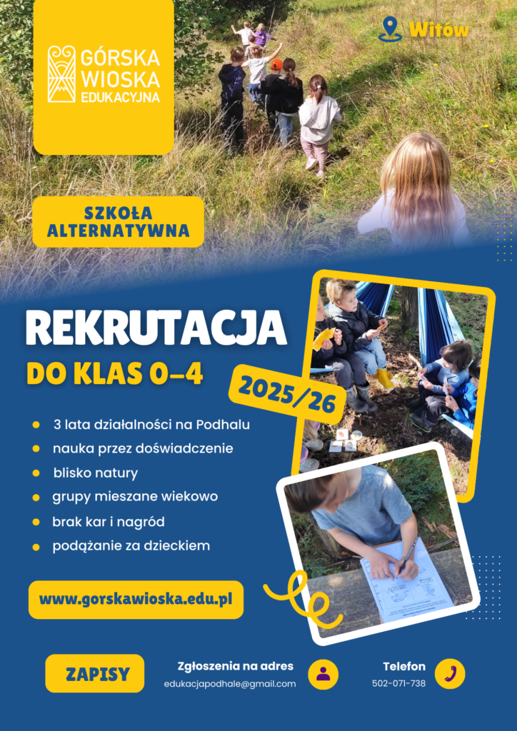 Górska Wioska Edukacyjna rekrutacja